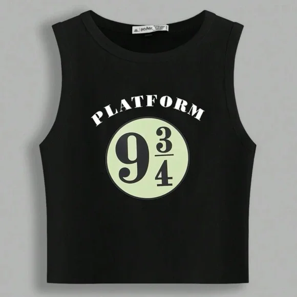 Harry Potter Platform 9 3/4 Tank Top (Black) - Picture 2 of 6